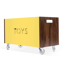 Load image into Gallery viewer, Toy Box Chest on Casters