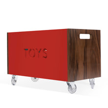 Load image into Gallery viewer, Toy Box Chest on Casters