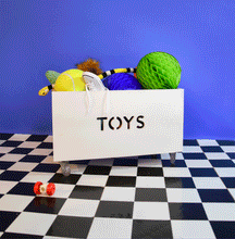 Load image into Gallery viewer, Toy Box Chest on Casters