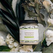 Load image into Gallery viewer, Lemongrass Eucalyptus Essential Oil Candles