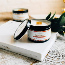Load image into Gallery viewer, Geranium Essential Oil Candles