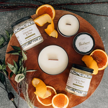 Load image into Gallery viewer, Citrus Peel & Pine Essential Oil Candles