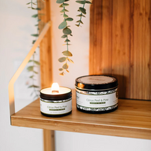 Load image into Gallery viewer, Citrus Peel & Pine Essential Oil Candles