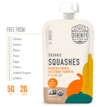 Load image into Gallery viewer, Organic Squashes Baby Food