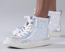 Load image into Gallery viewer, Kids' Unicorn Metallic Glitter Billy Classic Lace Highs