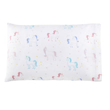 Load image into Gallery viewer, Unicorn 100% Organic Cotton Flannel Pillow Case