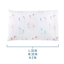 Load image into Gallery viewer, Unicorn 100% Organic Cotton Flannel Pillow Case

