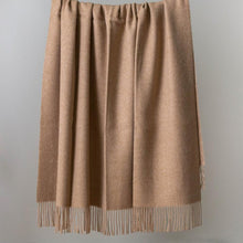 Load image into Gallery viewer, Alpaca Wool Throw Blanket