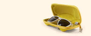 zippered sunglass carry case