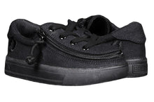 Load image into Gallery viewer, Toddler Black to the Floor Canvas Billy Classic Lace Lows