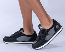 Load image into Gallery viewer, Kids' Black & Charcoal Billy Joggers