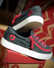 Load image into Gallery viewer, Kids' Black & Red Billy Classic Lace Lows