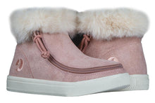 Load image into Gallery viewer, Kids' Blush Shimmer Billy Mid Top Luxes
