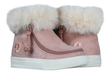 Load image into Gallery viewer, Toddler Blush Shimmer Billy Mid Top Luxes