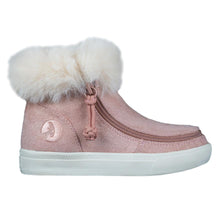 Load image into Gallery viewer, Toddler Blush Shimmer Billy Mid Top Luxes