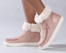 Load image into Gallery viewer, Kids' Blush Shimmer Billy Mid Top Luxes