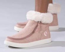 Load image into Gallery viewer, Kids' Blush Shimmer Billy Mid Top Luxes