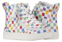 Load image into Gallery viewer, Toddler Checkerboard Canvas Billy Classic Lace Highs