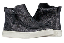 Load image into Gallery viewer, Kids' Black Glitter Billy Mid Tops