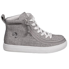 Load image into Gallery viewer, Kids' Grey Jersey Billy Classic Lace Highs