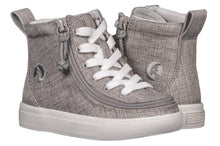 Load image into Gallery viewer, Toddler Grey Jersey Billy Classic Lace Highs
