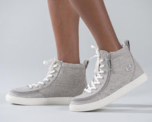 Load image into Gallery viewer, Kids' Grey Jersey Billy Classic Lace Highs