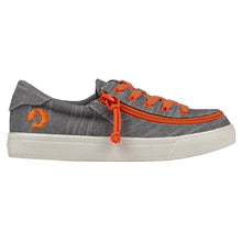 Load image into Gallery viewer, Kids' Grey & Orange Billy Classic Lace Lows