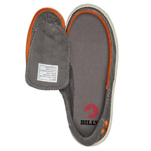 Load image into Gallery viewer, Kids' Grey & Orange Billy Classic Lace Lows