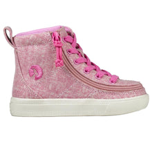 Load image into Gallery viewer, Toddler Heather Pink Billy Classic Lace Highs