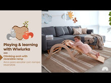 Load and play video in Gallery viewer, Wiwiurka Climbing Arch with Reversible Ramp