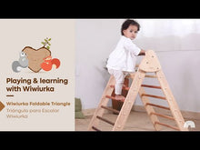 Load and play video in Gallery viewer, Medium Foldable Pikler Triangle