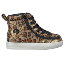 Load image into Gallery viewer, Toddler Leopard Shimmer Billy Classic Lace Highs
