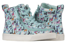 Load image into Gallery viewer, Kids' Mint Llamas Billy Classic Lace Highs