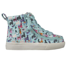 Load image into Gallery viewer, Toddler Mint Llama Billy Classic Lace Highs