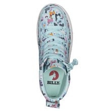 Load image into Gallery viewer, Kids' Mint Llamas Billy Classic Lace Highs
