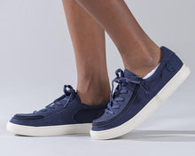 Load image into Gallery viewer, Kids' Navy Billy Classic Lace Lows
