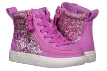 Load image into Gallery viewer, Toddler Pink Printed Canvas Billy Classic Lace Highs