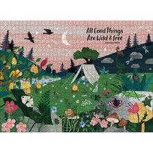 Load image into Gallery viewer, All Good Things are Wild and Free Puzzle