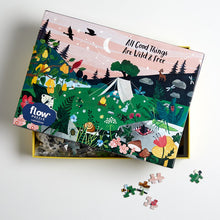 Load image into Gallery viewer, All Good Things are Wild and Free Puzzle
