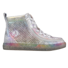 Load image into Gallery viewer, Kids' Rainbow Crackle Billy Classic Lace Highs