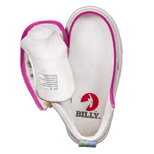 Load image into Gallery viewer, Toddler White Rainbow Billy Classic Lace Highs