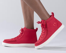Load image into Gallery viewer, Kids' Red Billy Classic Lace Highs
