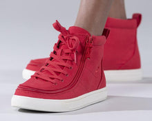 Load image into Gallery viewer, Kids' Red Billy Classic Lace Highs
