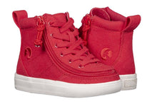 Load image into Gallery viewer, Toddler Red Canvas Billy Classic Lace Highs