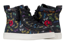 Load image into Gallery viewer, Kids' Black Skateboards Billy Classic Lace Highs