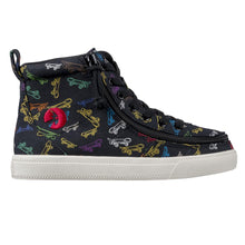 Load image into Gallery viewer, Kids' Black Skateboards Billy Classic Lace Highs