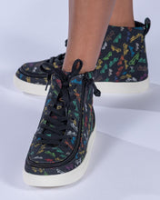 Load image into Gallery viewer, Kids' Black Skateboards Billy Classic Lace Highs