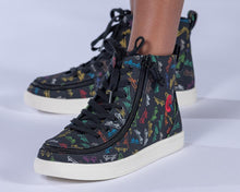 Load image into Gallery viewer, Kids' Black Skateboards Billy Classic Lace Highs