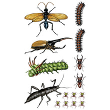 Load image into Gallery viewer, Creepy-Crawly Tattoo Bugs