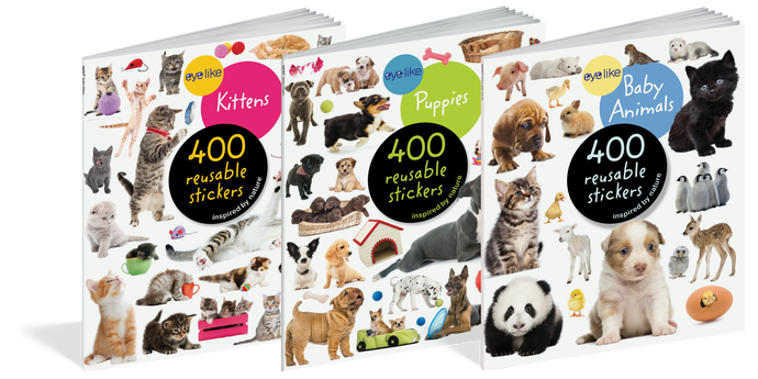 Eyelike Stickers Set: Baby Animals